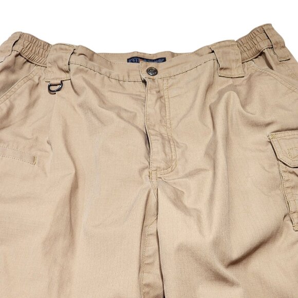 5.11 Tactical Mens Cargo Pants‎ 38x32 Relaxed Fit Ripstop Multiple Pockets Khaki - Picture 11 of 12